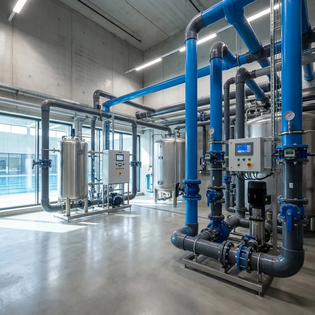 Technische Anlage Wasseraufbereitung